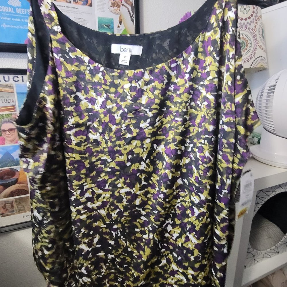 Herb Garden Silk Dress Tank - Women's Plus 2W